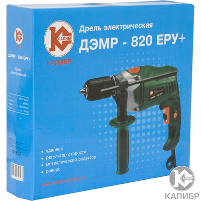 Калибр ДЭМР- 820ЕРУ+ дрель