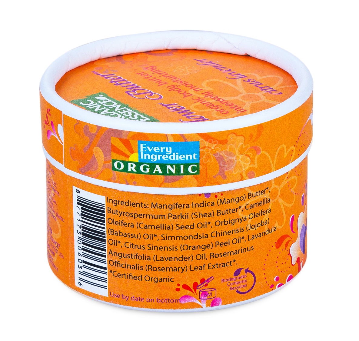Органический цветочный крем «Цитрус-Лаванда», Organic Essence