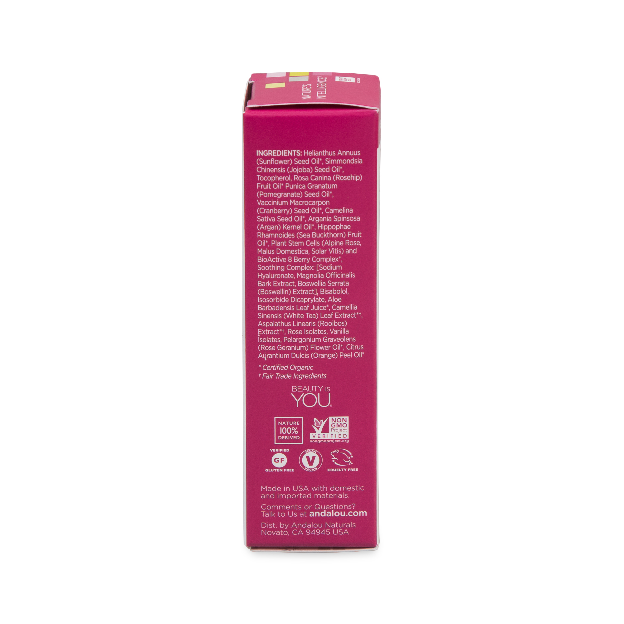 Концентрат масел для лица «Марокканская роза», Andalou Naturals